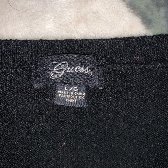Black guess long sleeve shirt - Picture 5 of 5